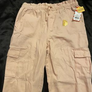 light pink cargo pants